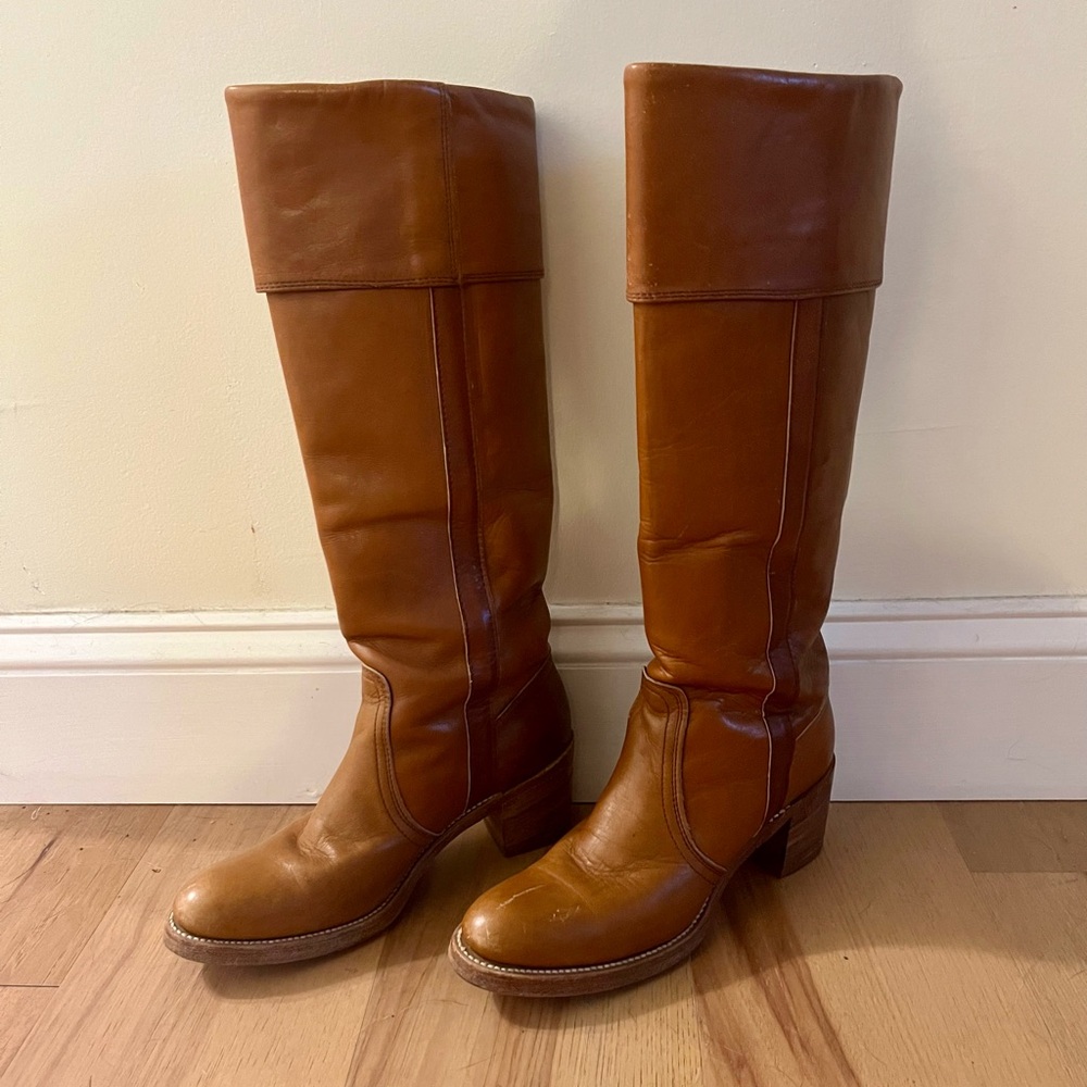 Vintage Frye 8515 campus boots size 7A (stretched to fit B)